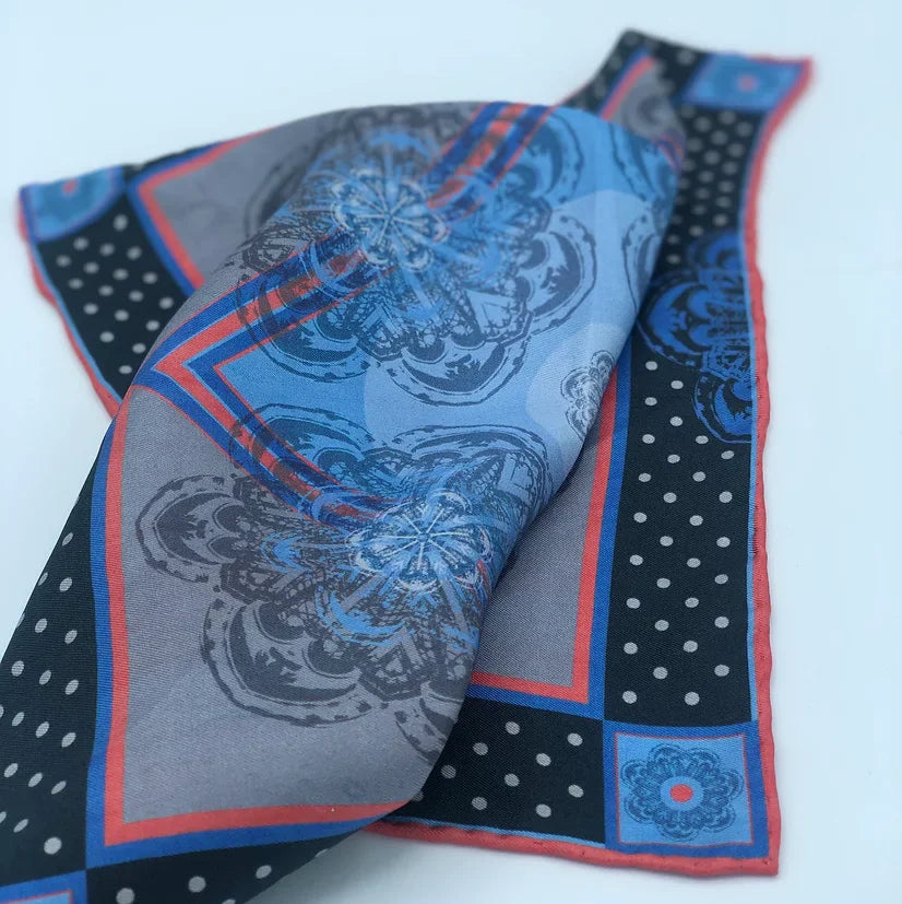 Blue Lagoon Pocket Square